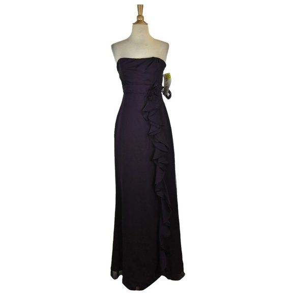 Jim Hjelm Occasions Gown 6 Purple - Picture 1 of 2